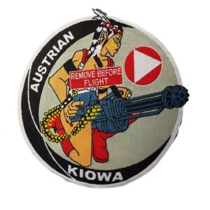 Austrian Kiowa - grüner Hintergrund