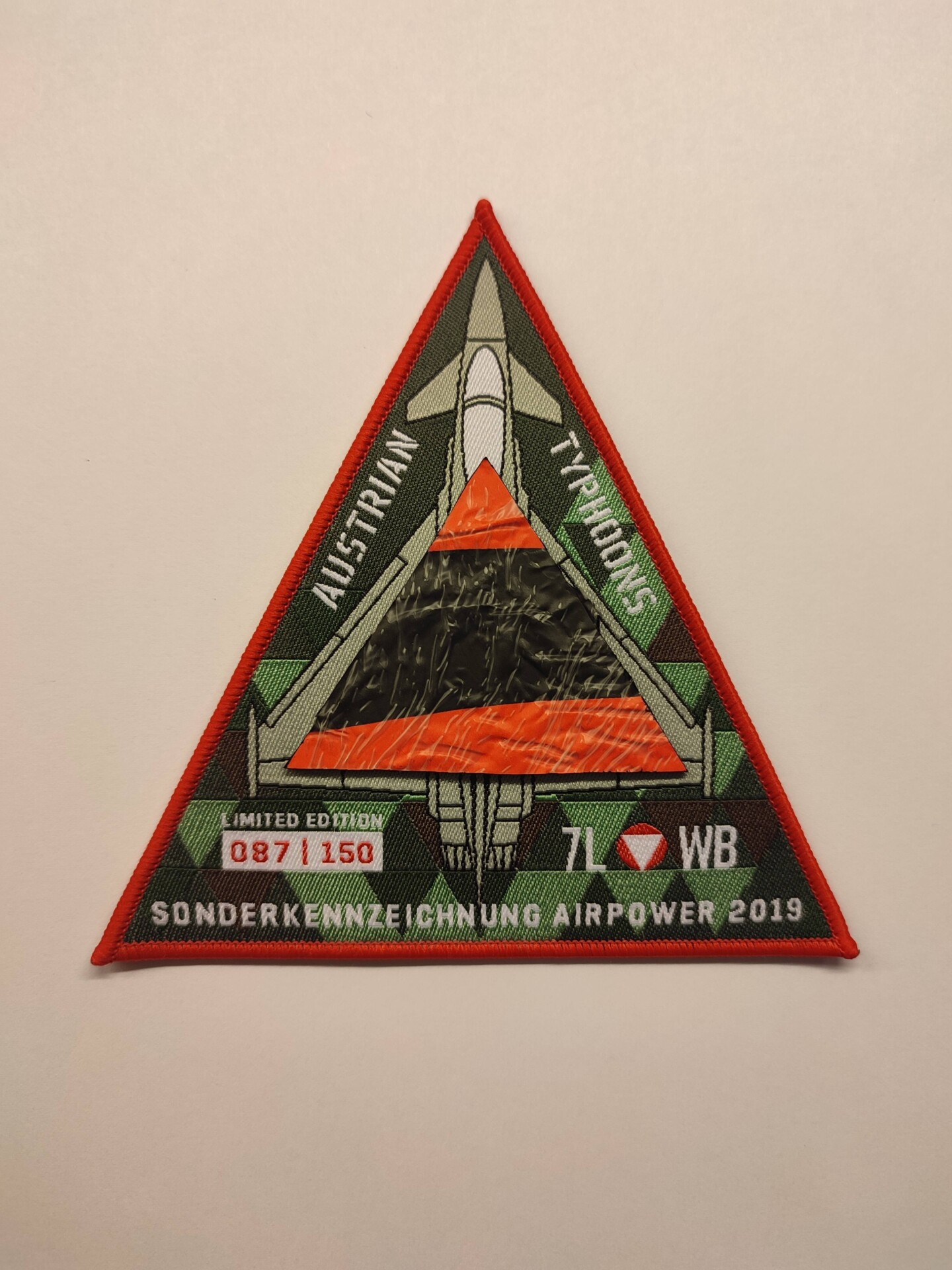 Sonderabzeichen Eurofighter Airpower19; 7L-WB; Limited Edition 087/150