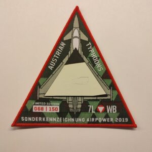 Sonderabzeichen Eurofighter Airpower19; 7L-WB; Limited Edition 068/150