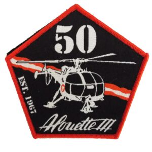 50 Jahre Alouette III (Fünfeck)