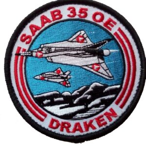 SAAB DRAKEN Jubiläum - damaliges Zugehörigkeitsabzeichen Wiederauflage