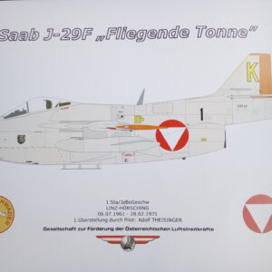 Profile-Print Saab J-29F Fliegende Tonne