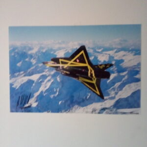 SAAB 35 Draken signiert